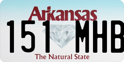 AR license plate 151MHB