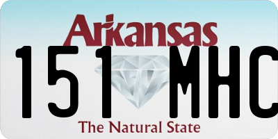 AR license plate 151MHC
