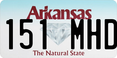 AR license plate 151MHD