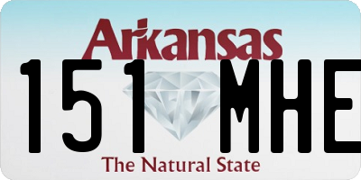 AR license plate 151MHE