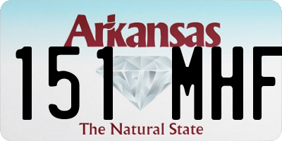 AR license plate 151MHF