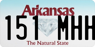 AR license plate 151MHH