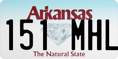 AR license plate 151MHL