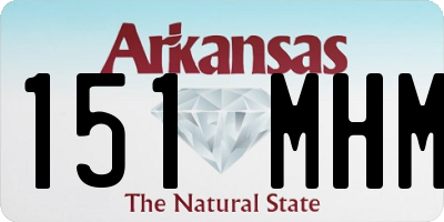 AR license plate 151MHM