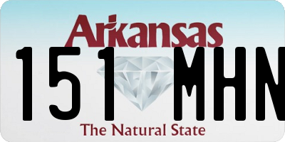 AR license plate 151MHN