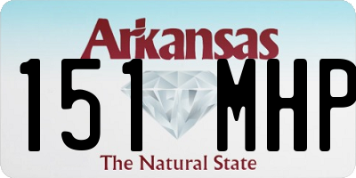 AR license plate 151MHP