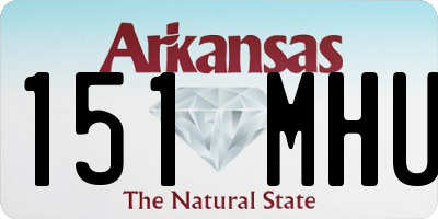 AR license plate 151MHU
