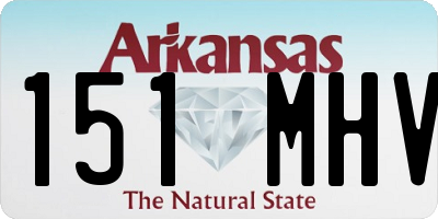 AR license plate 151MHV