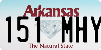 AR license plate 151MHY