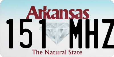 AR license plate 151MHZ