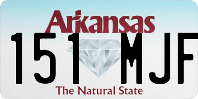 AR license plate 151MJF