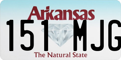 AR license plate 151MJG