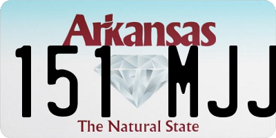 AR license plate 151MJJ