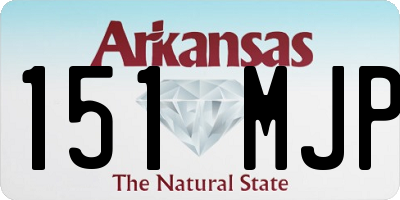 AR license plate 151MJP