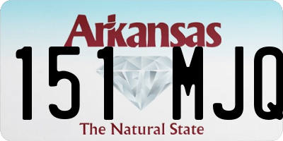 AR license plate 151MJQ