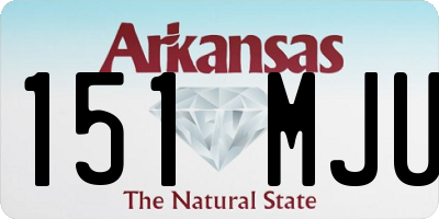 AR license plate 151MJU