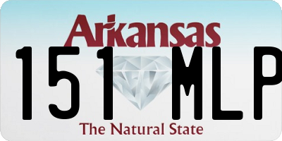 AR license plate 151MLP