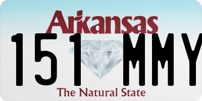 AR license plate 151MMY