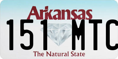 AR license plate 151MTC