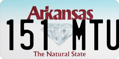 AR license plate 151MTU
