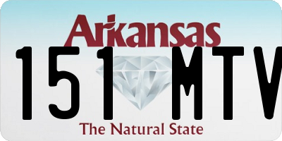 AR license plate 151MTV