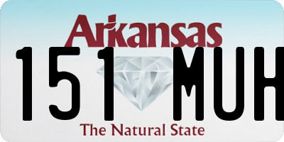 AR license plate 151MUH