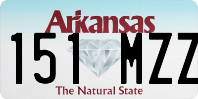 AR license plate 151MZZ