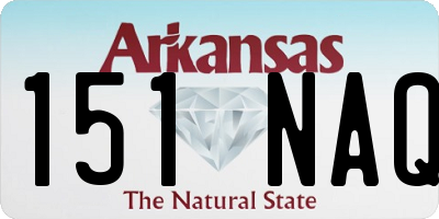 AR license plate 151NAQ