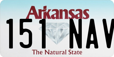 AR license plate 151NAV