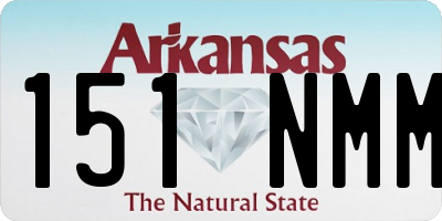 AR license plate 151NMM