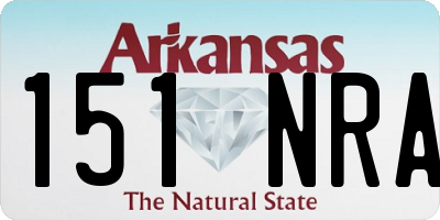 AR license plate 151NRA