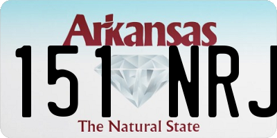 AR license plate 151NRJ