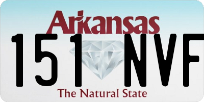 AR license plate 151NVF