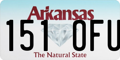 AR license plate 151OFU