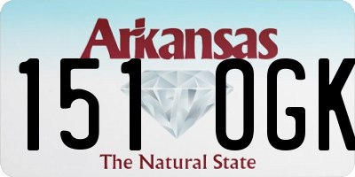 AR license plate 151OGK