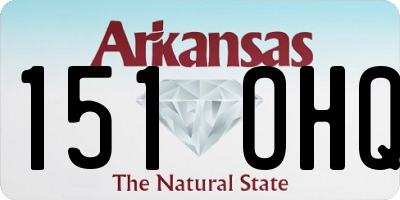 AR license plate 151OHQ