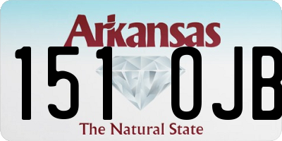 AR license plate 151OJB
