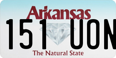 AR license plate 151UON