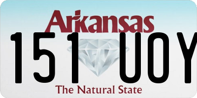 AR license plate 151UOY