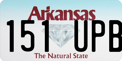 AR license plate 151UPB