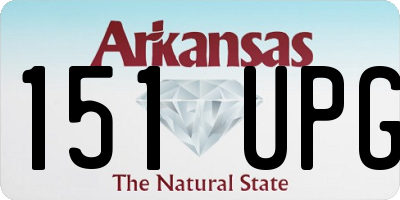 AR license plate 151UPG