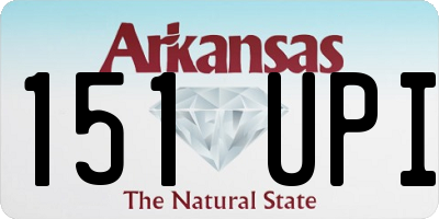 AR license plate 151UPI