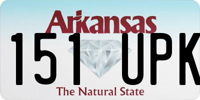 AR license plate 151UPK