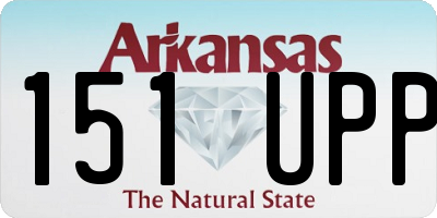 AR license plate 151UPP