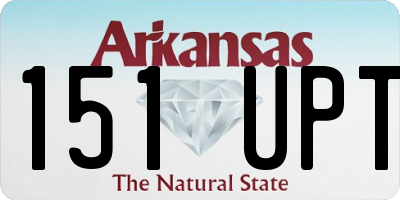 AR license plate 151UPT