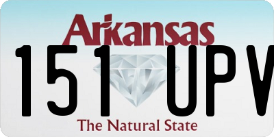 AR license plate 151UPV
