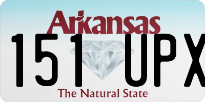 AR license plate 151UPX
