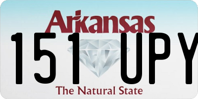 AR license plate 151UPY