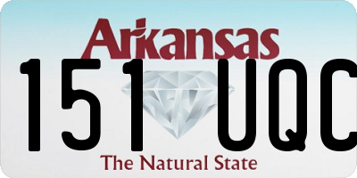 AR license plate 151UQC