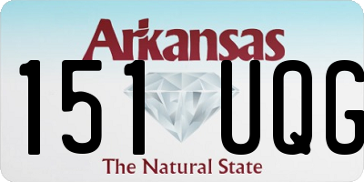 AR license plate 151UQG